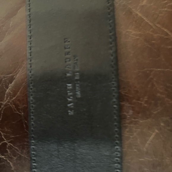 Ralph Lauren Brass Stag Head Alligator Belt - Picture 11 of 12